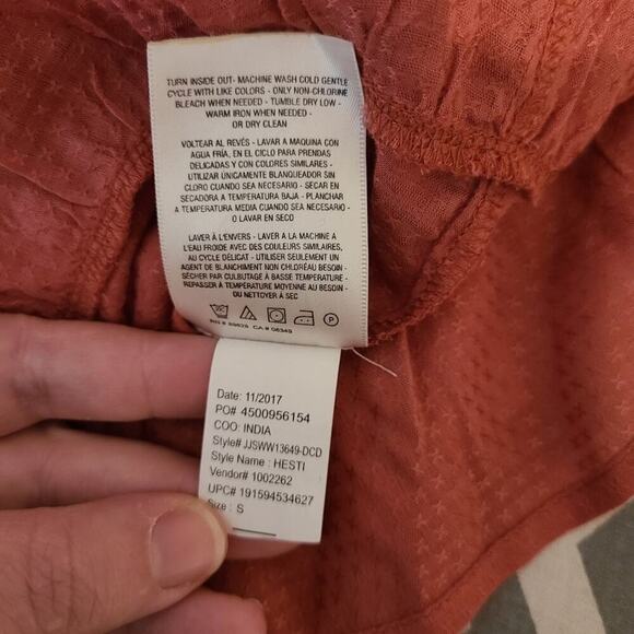 Jessica Simpson Size Small Boho Style Longsleeve Blouse - Picture 9 of 12